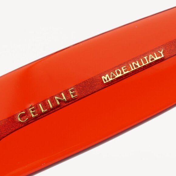 Celine CL40008I 66V Cat Eye Sunglasses - Shiny Red/Grey main image 5